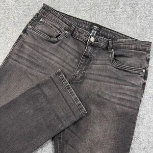 Forever 21 Slim Jeans 36 Gray Faded Black Stretch Denim Women